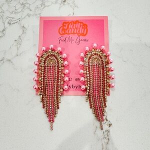 NWT Feed Me Gems Neon Pearl Jumbo Earrings